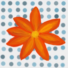 dotty-flower-card